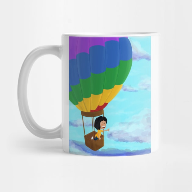 Hot Air Balloon by Sketchbook ni Abi